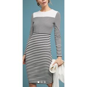 Anthropologie Bailey 44 Edith Striped Midi Dress